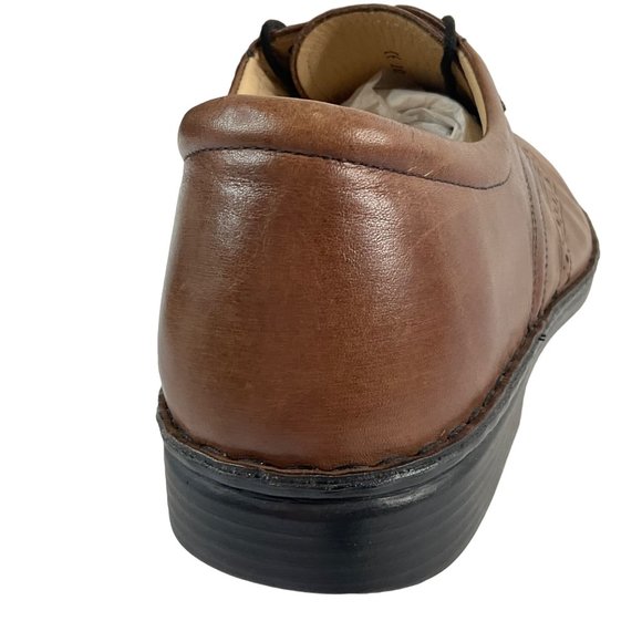 Finn Comfort New Shoes Mens Sz 10 Brown Camel Budapest 1212 Brogue $362 Loafer - Picture 6 of 13